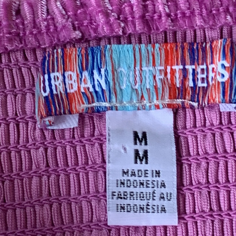 URBAN OUTFITTERS Pink CORDUROY Cami CROPPED TANK TOP - Picture 4 of 5